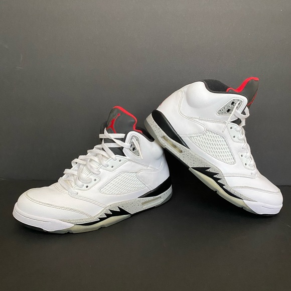 Jordan 5 White Cement - Picture 4 of 4